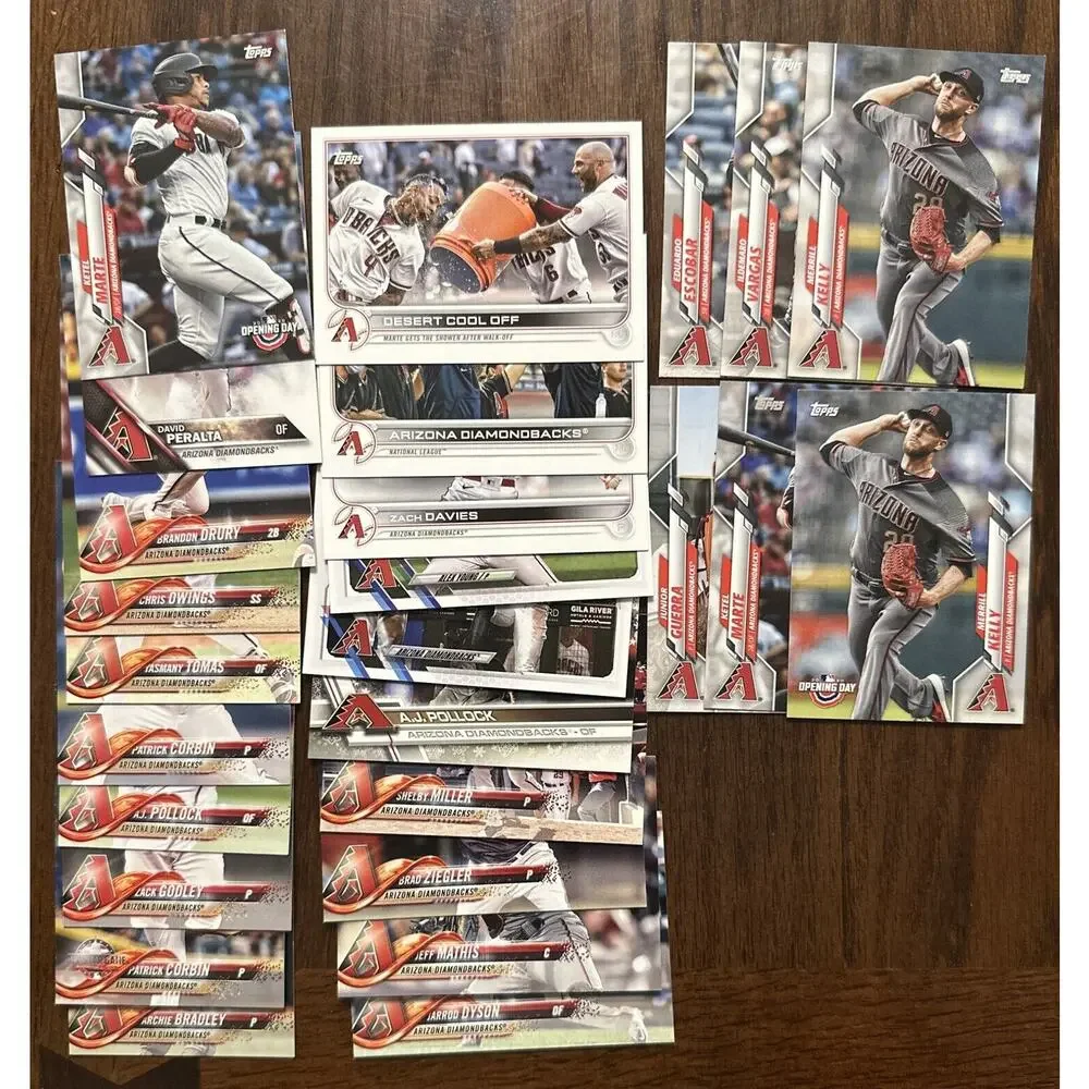 Arizona Diamondbacks Baseball Card Huge Lot 91 Different Cards